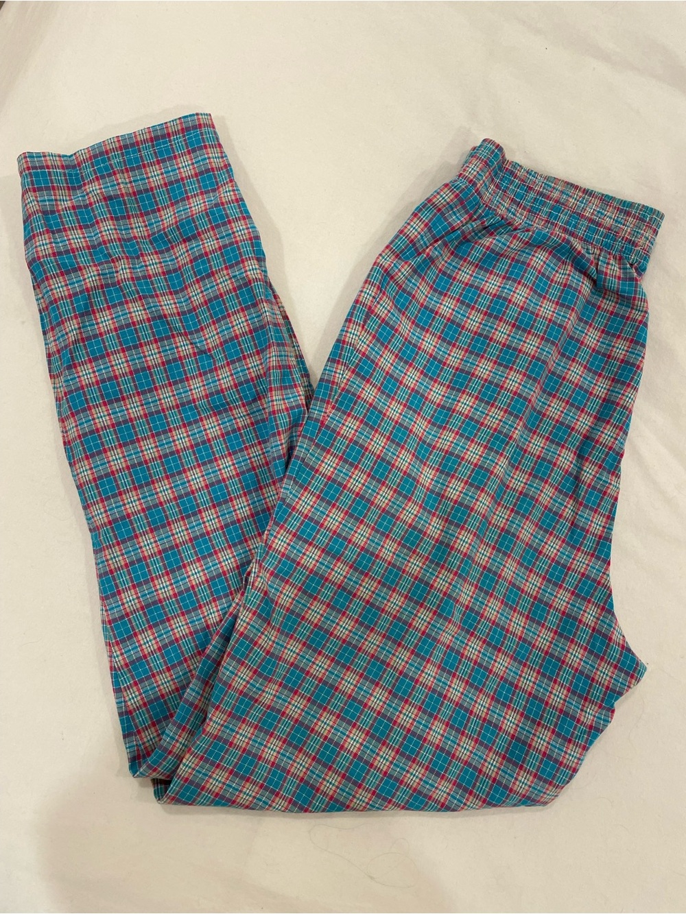 Retro Vintage Plaid Straight leg pants